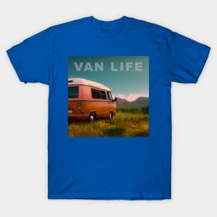 Van Life Camper RV Outdoors in Nature T-Shirt